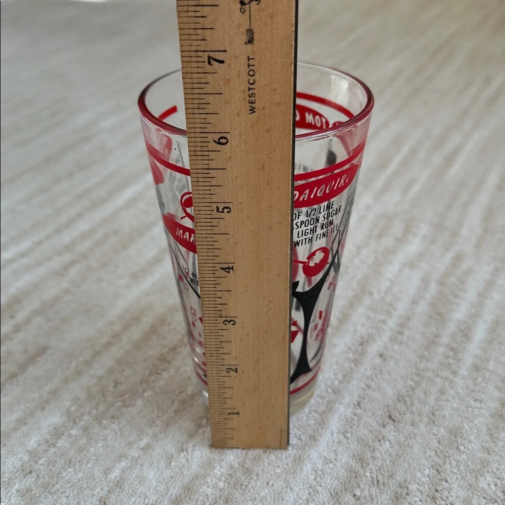 Vintage Mr. Bartender Cocktail Mixing Glass by Federal Glass Co. 1960-70s